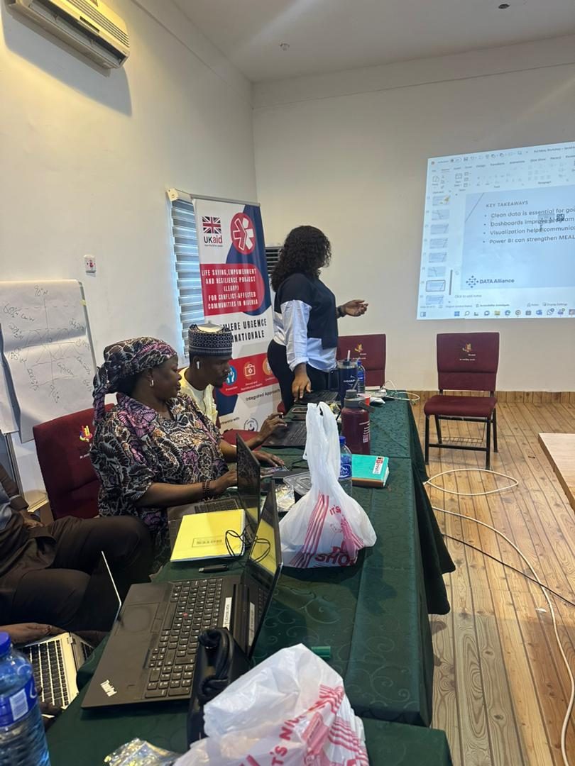 Facilitator presenting